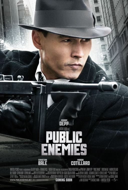 johnny depp public enemies poster. Character poster di Nemico