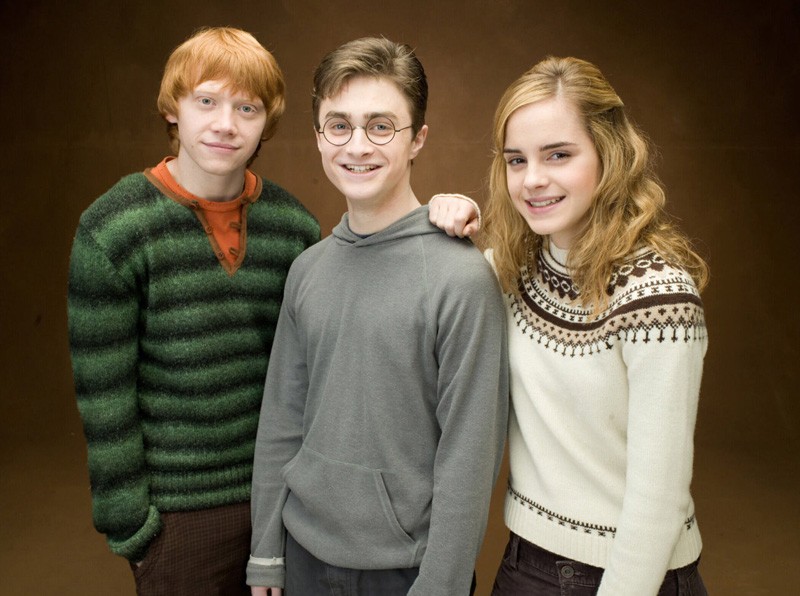 emma watson daniel radcliffe and rupert. Daniel Radcliffe e Emma Watson