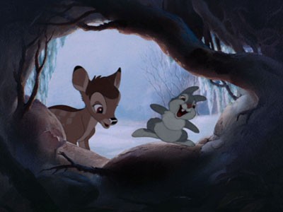 il-cerbiatto-con-l-amico-tamburino-nel-film-bambi-1942-140924