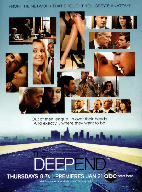 Un poster della nuova serie The Deep End