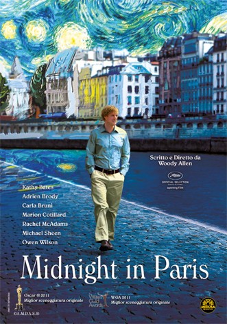 La copertina di Midnight in Paris (dvd)